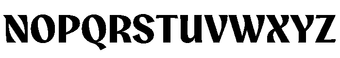 Aquavit Bold Font UPPERCASE