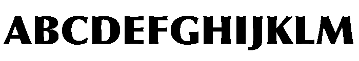 Aquavit Extra Bold Font UPPERCASE