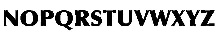 Aquavit Extra Bold Font UPPERCASE