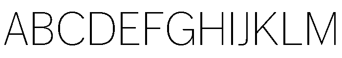 Aquavit Extra Light Font UPPERCASE