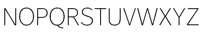 Aquavit Extra Light Font UPPERCASE