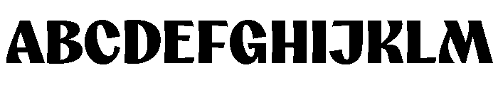 Aquavit Extrabold Font UPPERCASE