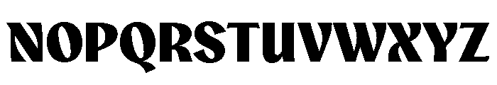 Aquavit Extrabold Font UPPERCASE