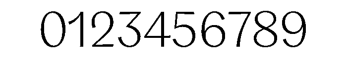 Aquavit Extralight Font OTHER CHARS