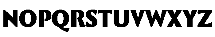 Aquavit Heavy Font UPPERCASE