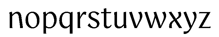 Aquavit Light Font LOWERCASE