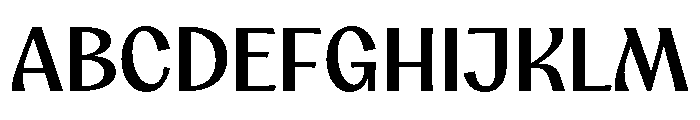 Aquavit Medium Font UPPERCASE