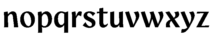 Aquavit Medium Font LOWERCASE