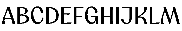 Aquavit Regular Font UPPERCASE