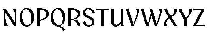 Aquavit Regular Font UPPERCASE