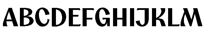 Aquavit Semibold Font UPPERCASE