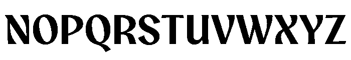 Aquavit Semibold Font UPPERCASE