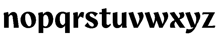 Aquavit Semibold Font LOWERCASE