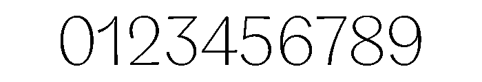 Aquavit Thin Font OTHER CHARS