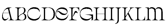 AQREAMIG Regular Font UPPERCASE