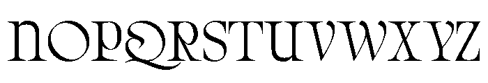 AQREAMIG Regular Font UPPERCASE