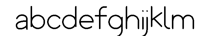 AQUORA Thin FONT