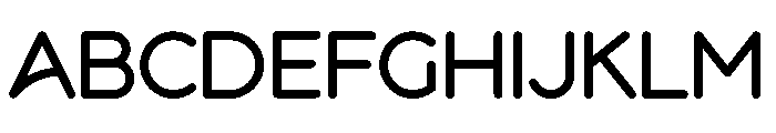 AQUORA Font UPPERCASE