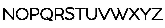 AQUORA Font UPPERCASE