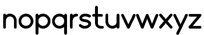 AQUORA Font LOWERCASE