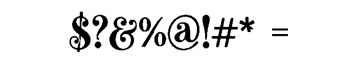 Aquarelle Swash Font OTHER CHARS