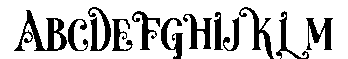 Aquarelle Swash Font UPPERCASE