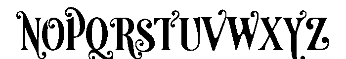 Aquarelle Swash Font UPPERCASE