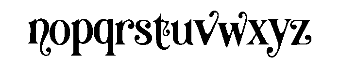 Aquarelle Swash Font LOWERCASE