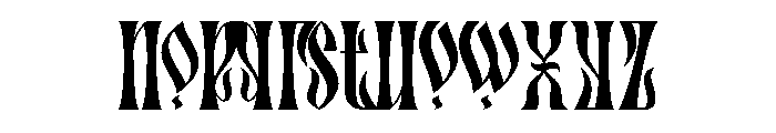Aquenskov-Regular Font LOWERCASE