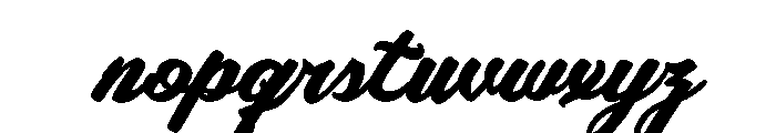 Aquifully Italic Font LOWERCASE