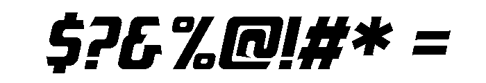 Aquila Bold Italic Font OTHER CHARS