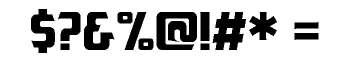 Aquila Bold Font OTHER CHARS
