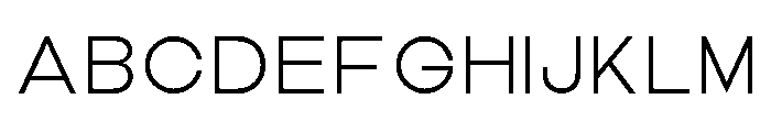 Aquire Extra Light Font UPPERCASE