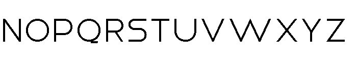 Aquire Extra Light Font UPPERCASE