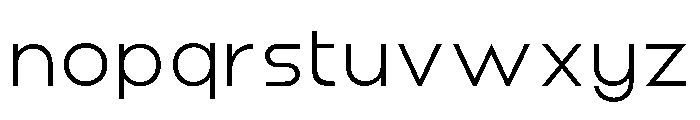 Aquire Extra Light Font LOWERCASE