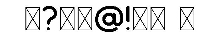Aquora Cute Font OTHER CHARS