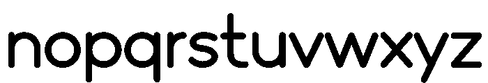 Aquora Cute Font LOWERCASE
