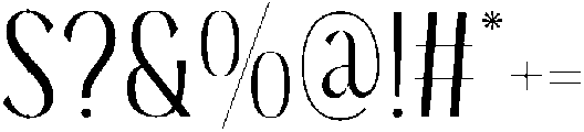 AQILARegular otf (400) Font OTHER CHARS