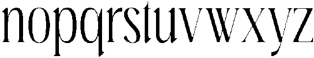 AQILARegular otf (400) Font LOWERCASE