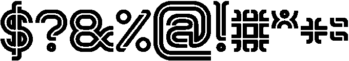 AQUARIUS Bold otf (700) Font OTHER CHARS