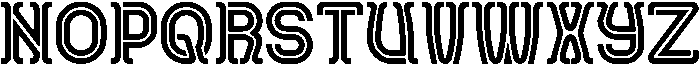 AQUARIUS Bold otf (700) Font UPPERCASE