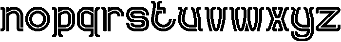 AQUARIUS Bold otf (700) Font LOWERCASE