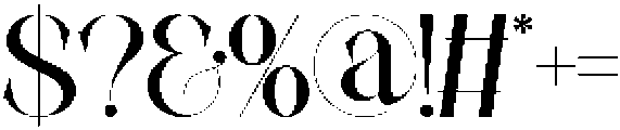 Aqiren Regular otf (400) Font OTHER CHARS