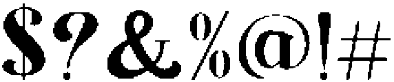 Aqua Regular otf (400) Font OTHER CHARS