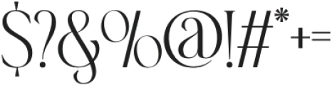 Aqualim-Regular otf (400) Font OTHER CHARS