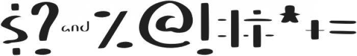 Aquarian Bubble Thin otf (100) Font OTHER CHARS