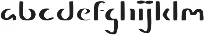 Aquarian Bubble Thin otf (100) Font LOWERCASE