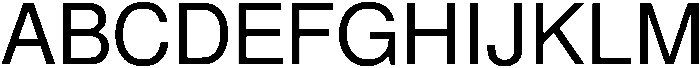 Aquarius Regular otf (400) Font UPPERCASE