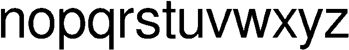 Aquarius Regular otf (400) Font LOWERCASE