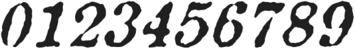 Aquatic Rough italic Italic otf (400) Font OTHER CHARS